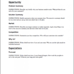 1 Business Plan Template For A Small Business in Business Plan Template Free Word Document
