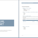 12 Free Annual Business Report Templates In Ms Word Templates Within Microsoft Word Templates Reports