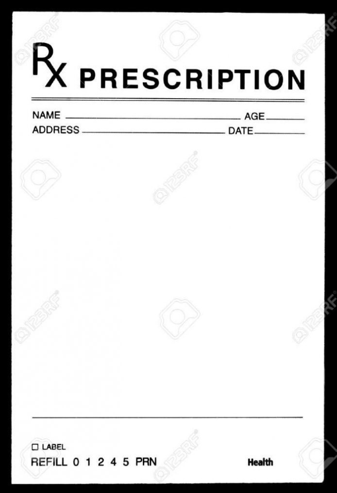 14+ Prescription Templates – Doctor – Pharmacy – Medical Inside Blank Prescription Pad Template