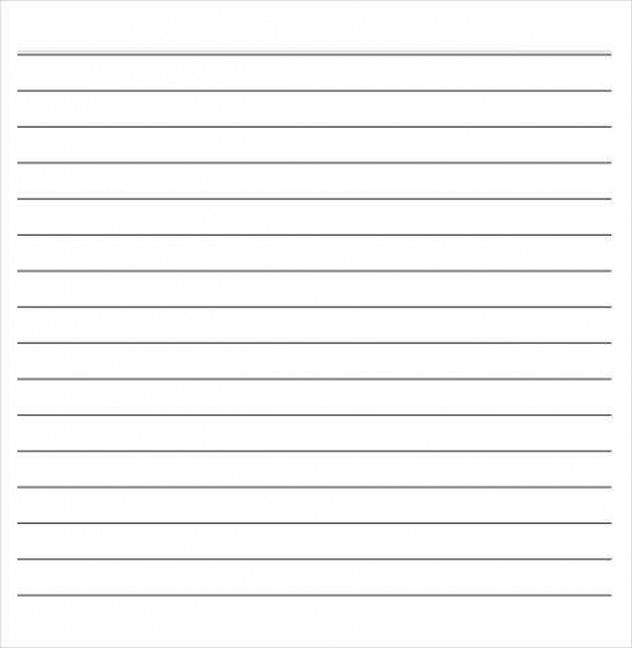 14+ Word Lined Paper Templates | Free & Premium Templates Within Notebook Paper Template For Word 2010