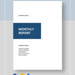 20+ Monthly Report Templates – Google Docs, Word, Pdf | Free Inside Microsoft Word Templates Reports