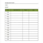 24+ Appointment Schedule Templates - Doc, Pdf | Free throughout Appointment Sheet Template Word