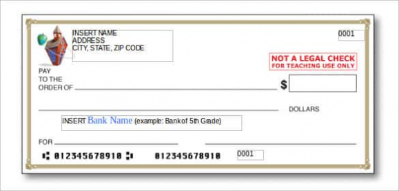 24+ Blank Check Template – Doc, Psd, Pdf & Vector Formats With Blank Cheque Template Uk