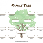 3 Generation Family Tree Many Siblings Template – Free with 3 Generation Family Tree Template Word