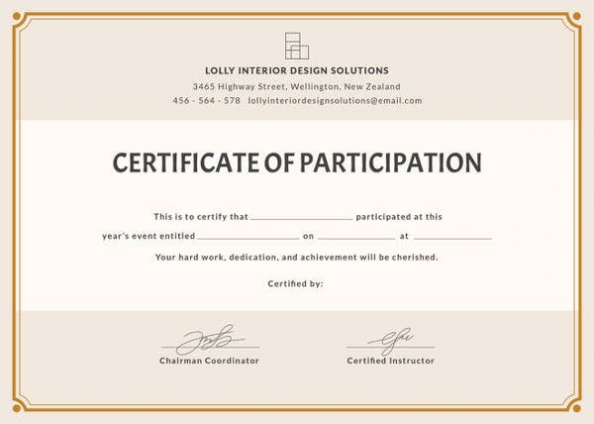 36+ Blank Certificate Template – Free Psd, Vector Eps, Ai Regarding Participation Certificate Templates Free Download