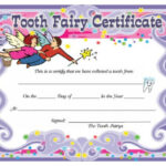 37 Tooth Fairy Certificates & Letter Templates – Printable Pertaining To Free Tooth Fairy Certificate Template
