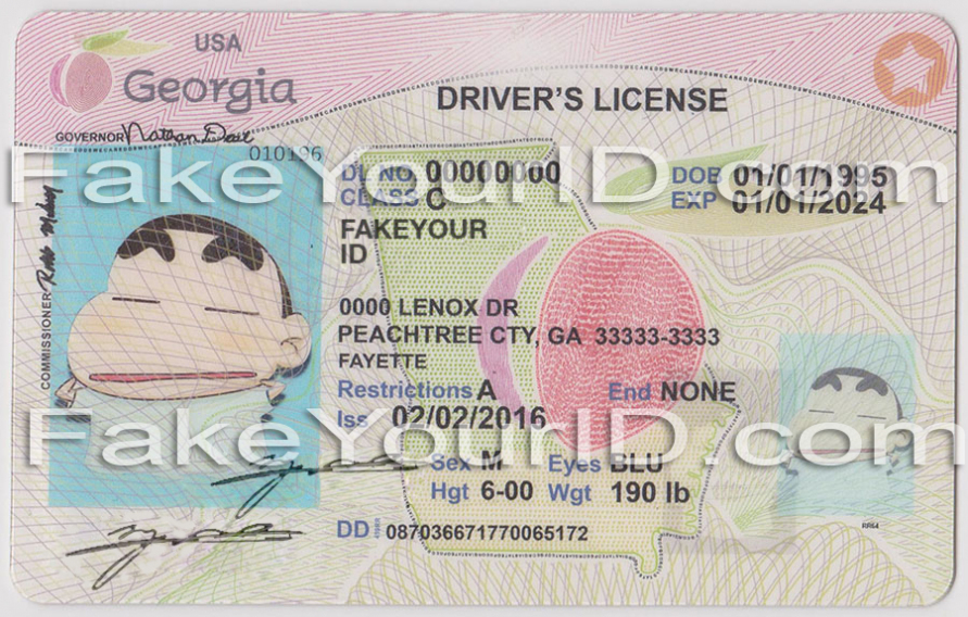 73 Standard Georgia Id Card Template With Georgia Id Card With Regard To Georgia Id Card Template