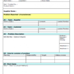 8D Report Template (6) – Templates Example | Templates Within 8D Report Template Xls
