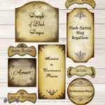 Anniversaire Harry Potter, Décorations Imprimables, Idées De Regarding Harry Potter Potion Labels Templates