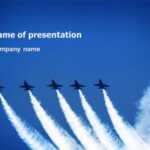 Aviation Parade Powerpoint Template, Backgrounds | 03150 In Air Force Powerpoint Template