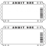 Blank Admission Ticket Template (3) | Professional Templates pertaining to Blank Admission Ticket Template