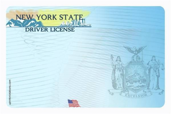 printable blank drivers license template