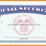 Blank Social Security Card Template Download Blank Social For Social Security Card Template Pdf