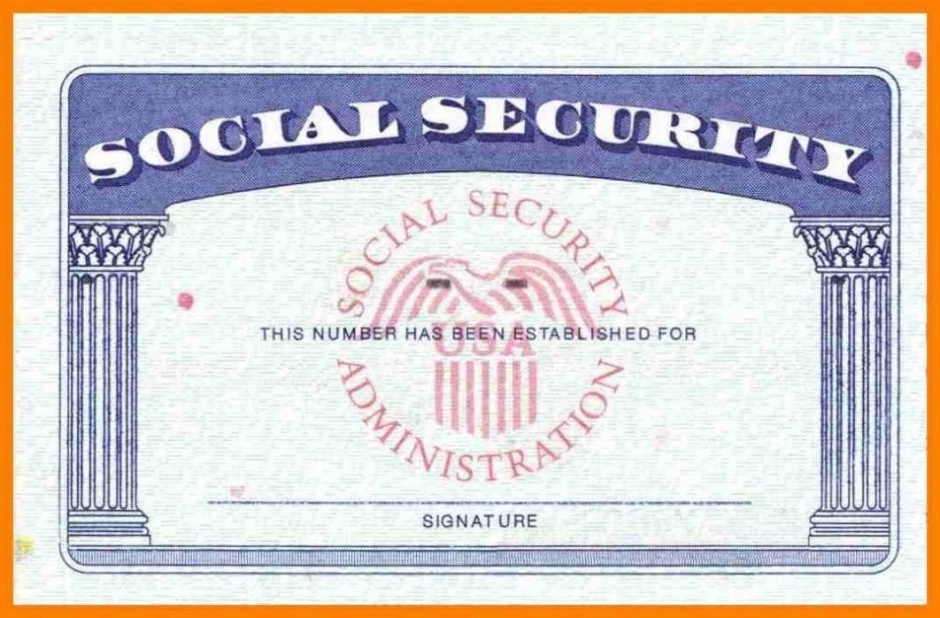 Blank Social Security Card Template Download Blank Social For Social Security Card Template Pdf