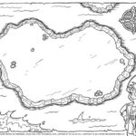 Blank Treasure Map Pirate Treasure Map Blank Bw | Pirate Pertaining To Blank Pirate Map Template