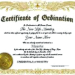 Certificate Of Ordination Template (2) - Templates Example regarding Certificate Of Ordination Template