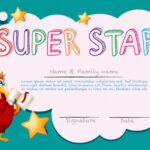 Certificate Template For Super Star – Download Free Vectors Intended For Star Award Certificate Template