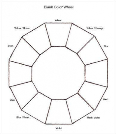 Color Wheel Charts – 6+ Free Pdf Documents Download | Free Intended For Blank Color Wheel Template