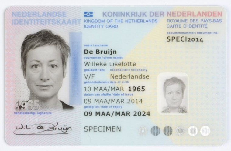 Dutch Identity Card – Wikipedia Regarding Georgia Id Card With Regard To Georgia Id Card Template