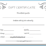 √ Free Printable Gift Certificate Template | Templateral Inside Microsoft Gift Certificate Template Free Word