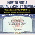 Editable Social Security Card Template Software In 2020 Regarding Social Security Card Template Download
