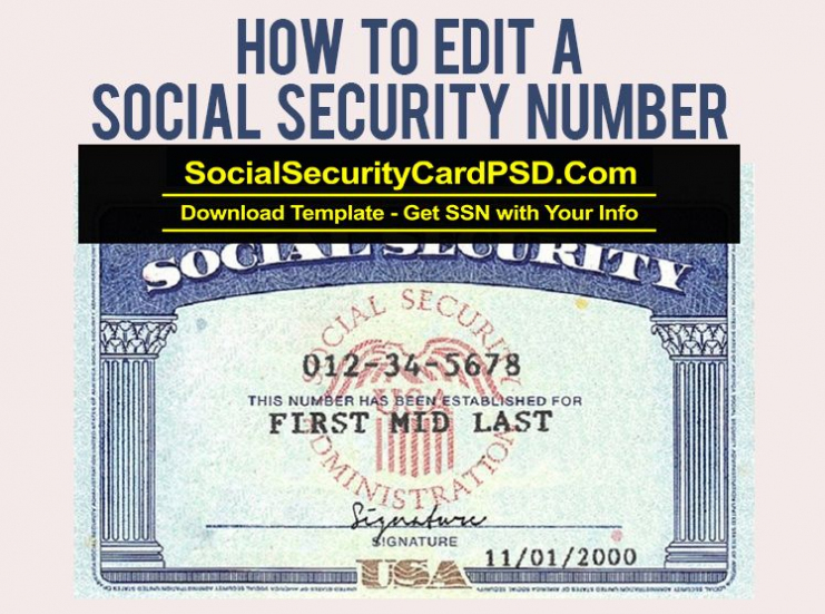 Editable Social Security Card Template Software In 2020 Regarding Social Security Card Template Download