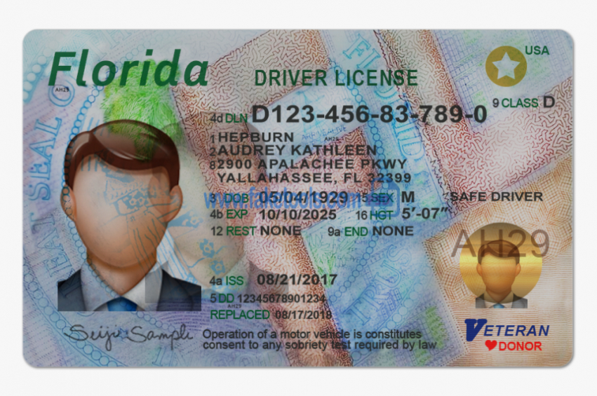 Florida Driver License Psd Template – Florida Drivers Regarding Blank Drivers License Template