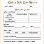 Found On Google From Eventplanningtemplate | Preschool With Regard To Daycare Infant Daily Report Template