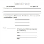 Free 20+ Sample Certificate Of Service Templates In Pdf For Certificate Of Service Template Free