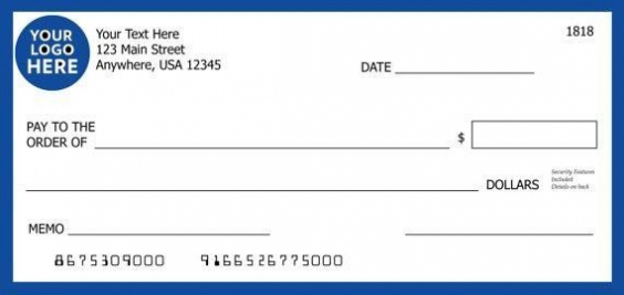 Free Bank Checks Template Pdf | Templates Printable Free Inside Large Blank Cheque Template