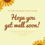 Free, Beautiful And Editable Get Well Soon Card Templates Throughout Get Well Soon Card Template