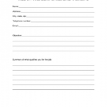 Free Bio Template Fill In Blank Awesome Free Printable Pertaining To Free Bio Template Fill In Blank