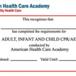 Free Cpr Certification Card First Aid Course Certificate Inside Cpr Card Template