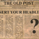 Free Editable Old Newspaper Powerpoint Template in Old Newspaper Template Word Free