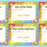 Free! – 👉 Star Of The Week Award Certificate For Good Behavior Throughout Star Award Certificate Template