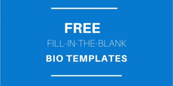 Free Fill In The Blank Bio Templates For Writing A Personal Inside Free Bio Template Fill In Blank