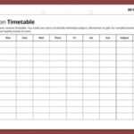 Free! – Gcse Revision Timetable Template With Blank Revision Timetable Template