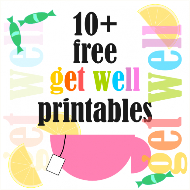 Free Get Well Soon Printables – Gute Besserung Druckvorlagen Inside Get Well Soon Card Template