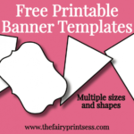 Free Printable Banner Templates – Blank Banners For Diy Within Free Blank Banner Templates