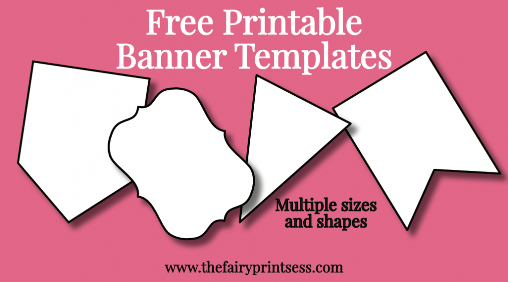 Free Printable Banner Templates – Blank Banners For Diy Within Free Blank Banner Templates