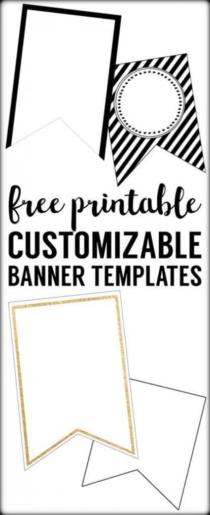 Free Printable Banner Templates {Blank Banners} | Paper With Homemade Banner Template