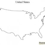 Free Printable Maps | United States Outline, State Outline Within Blank Template Of The United States
