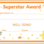 Free! – Superstar Award Certificates (Teacher Made) Regarding Star Award Certificate Template