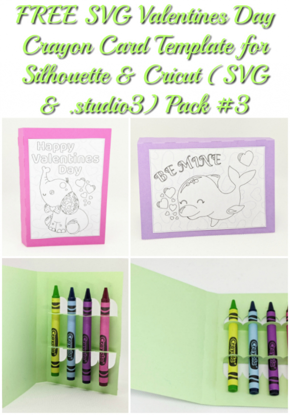 Free Svg Valentines Day Crayon Card Template For Silhouette In Free Svg Card Templates