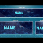 Free Youtube Banner Template | Photoshop (Banner + Logo + In Youtube Banners Template