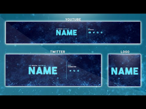 Free Youtube Banner Template | Photoshop (Banner + Logo + In Youtube Banners Template