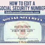 Get New Fake Social Security Card Number Template Fill For Social Security Card Template Photoshop