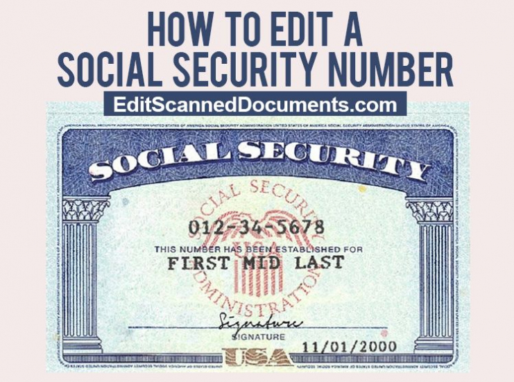 Get New Fake Social Security Card Number Template Fill For Social Security Card Template Photoshop