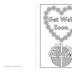 Get Well Soon Card Colouring Templates (Sb8890) – Sparklebox Regarding Get Well Soon Card Template