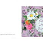 Get Well Soon Card | Free Printable Papercraft Templates For Get Well Soon Card Template